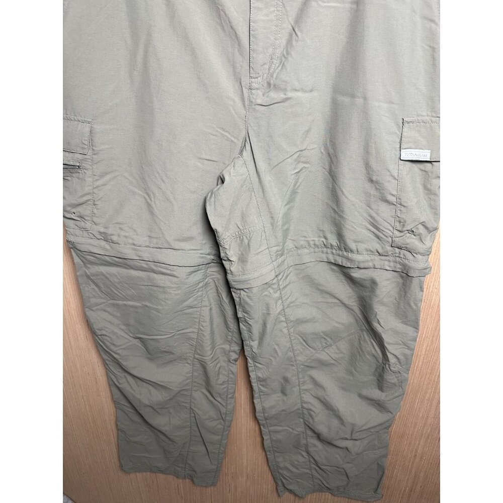 Columbia Pants Mens XL Oversized Titanium Packable Convertible Outdoor y2k - Picture 5 of 16